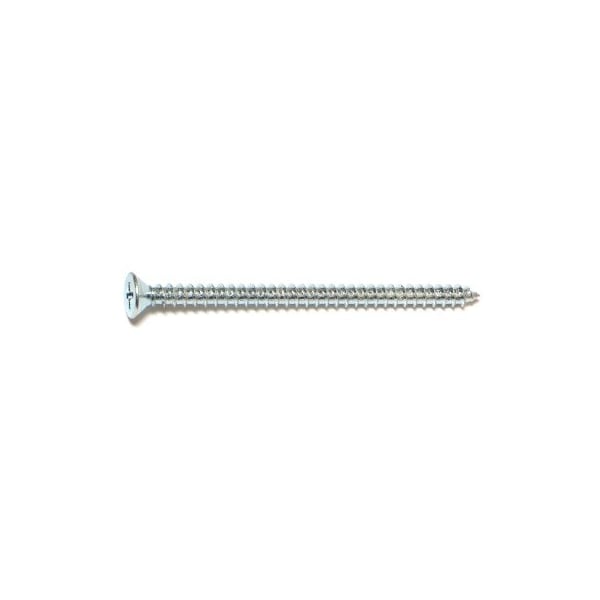 Midwest Fastener Sheet Metal Screw, #10 x 3 in, Zinc Plated Steel Flat Head Phillips Drive, 100 PK 03028 - main